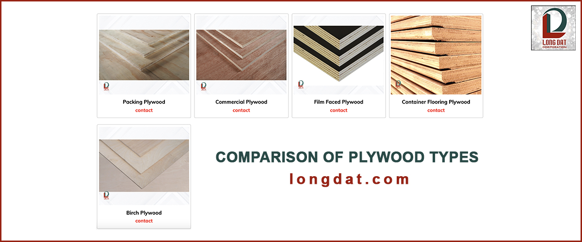 Comparison of plywood types