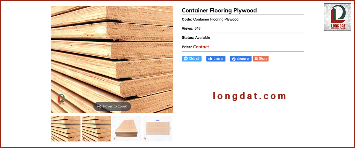 Container Flooring Plywood